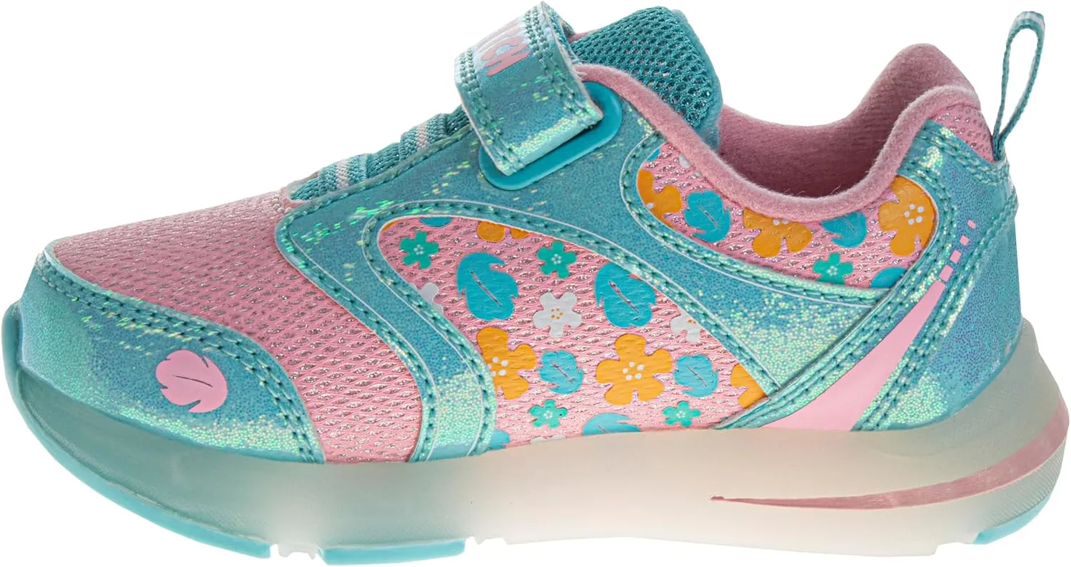 Disney Girl's Lilo & Stitch Light Up Laceless Shoes (Toddler/Little Girl)