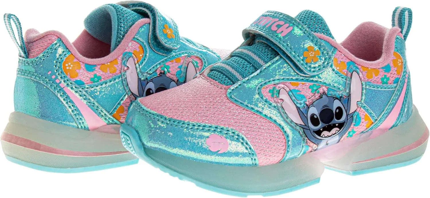 Disney Girl's Lilo & Stitch Light Up Laceless Shoes (Toddler/Little Girl)