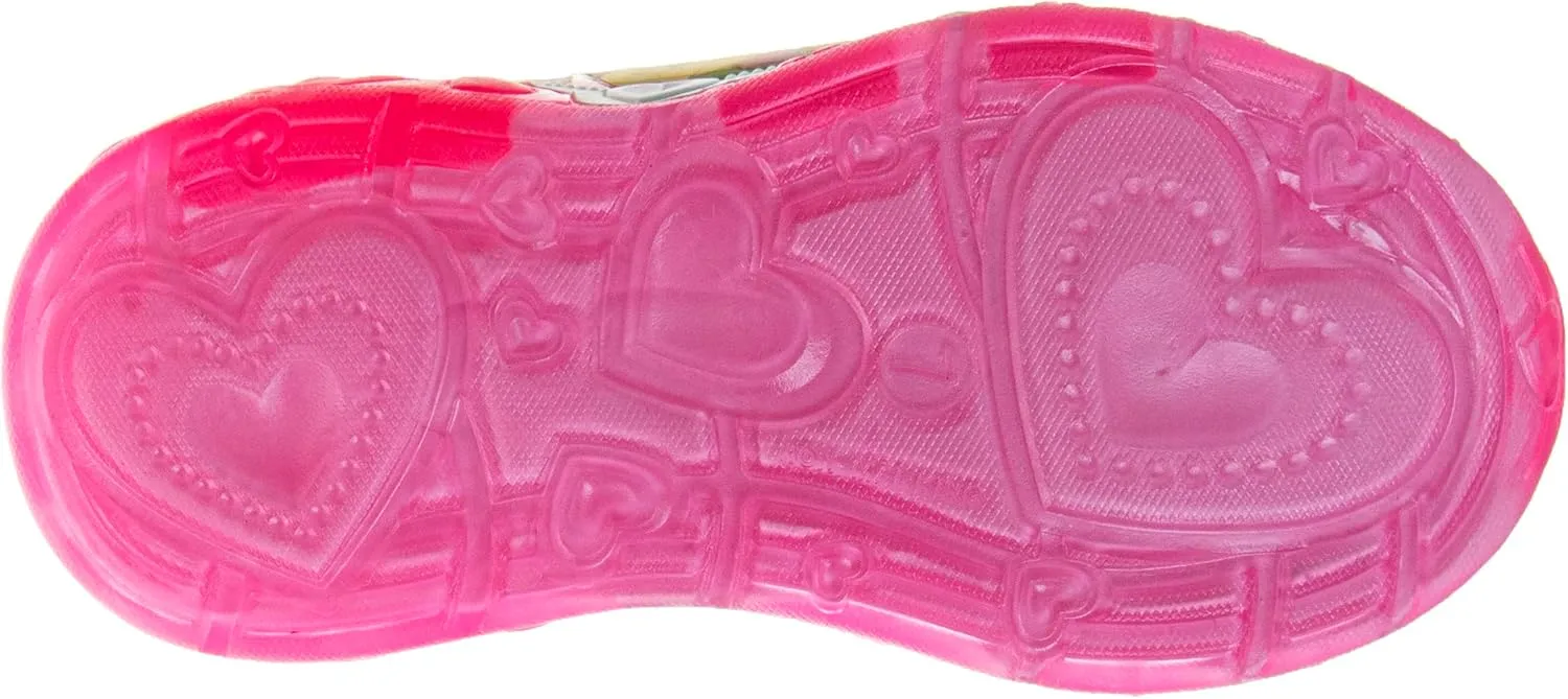 Disney Girls Princess Characters Light Up Laceless Shoes (Toddler/Little Girl)