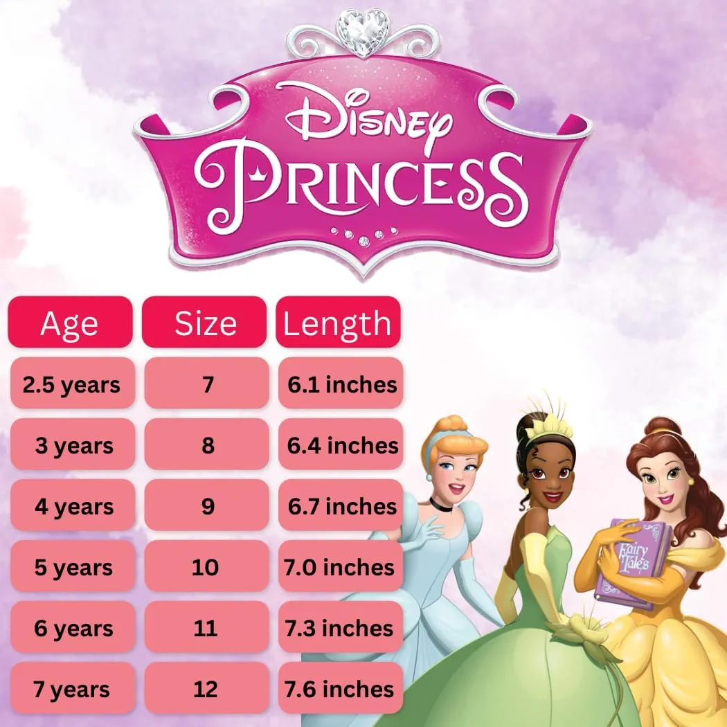 Disney Girls Princess Characters Light Up Laceless Shoes (Toddler/Little Girl)