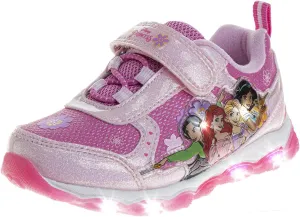 Disney Girls Princess Characters Light Up Laceless Shoes (Toddler/Little Girl)