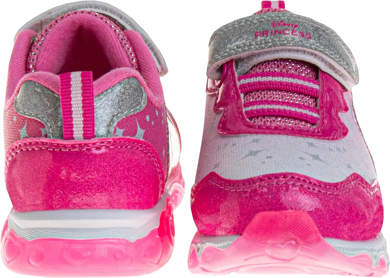 Disney Girls Princess Characters Light Up Laceless Shoes (Toddler/Little Girl)