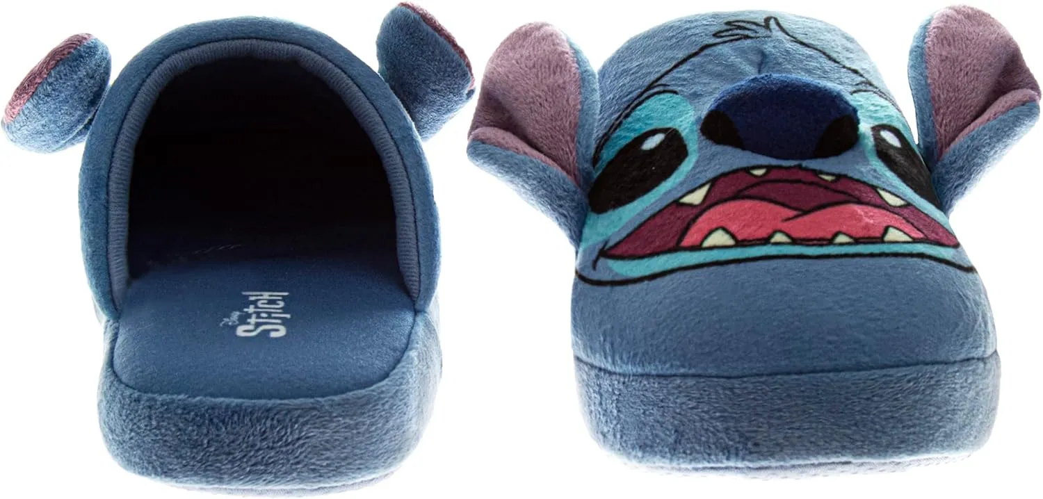 Disney Lilo and Stitch Women's Slippers - Easter Plush, Fuzzy, Gifts for Mother's Day House Slippers (Size 5-10 Womens)