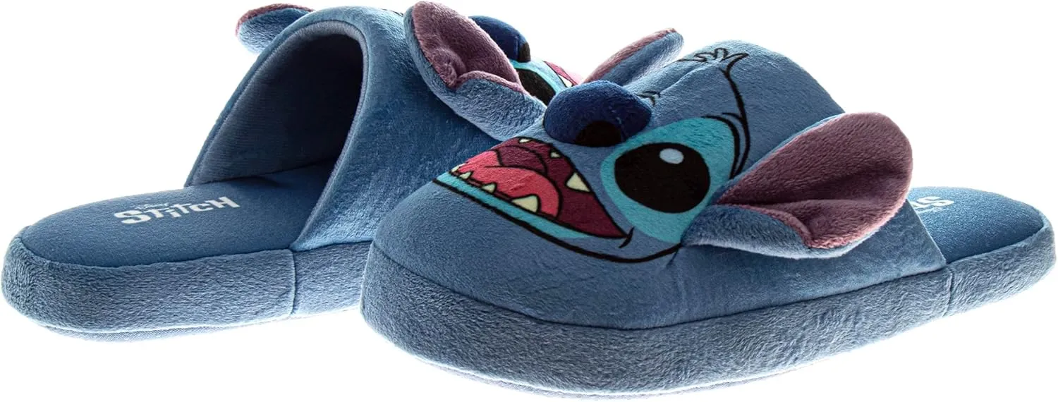 Disney Lilo and Stitch Women's Slippers - Easter Plush, Fuzzy, Gifts for Mother's Day House Slippers (Size 5-10 Womens)