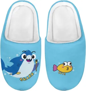 DISNIMO Boys Girls Toddler House Slippers,Kids Warm Slip On Home Slippers Cute Winter Nonslip Indoor Slippers
