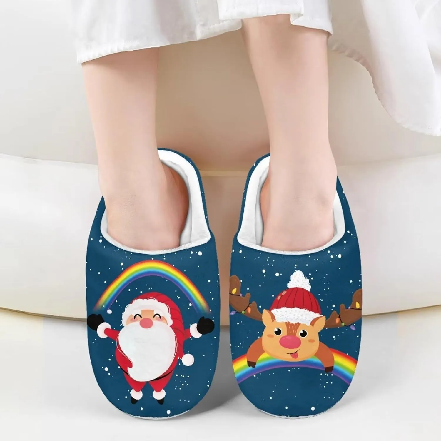 DISNIMO Kids Slippers Household Anti-Slip Indoor Outdoor Home Bedroom Slippers for Girls and Boys 9-14.5