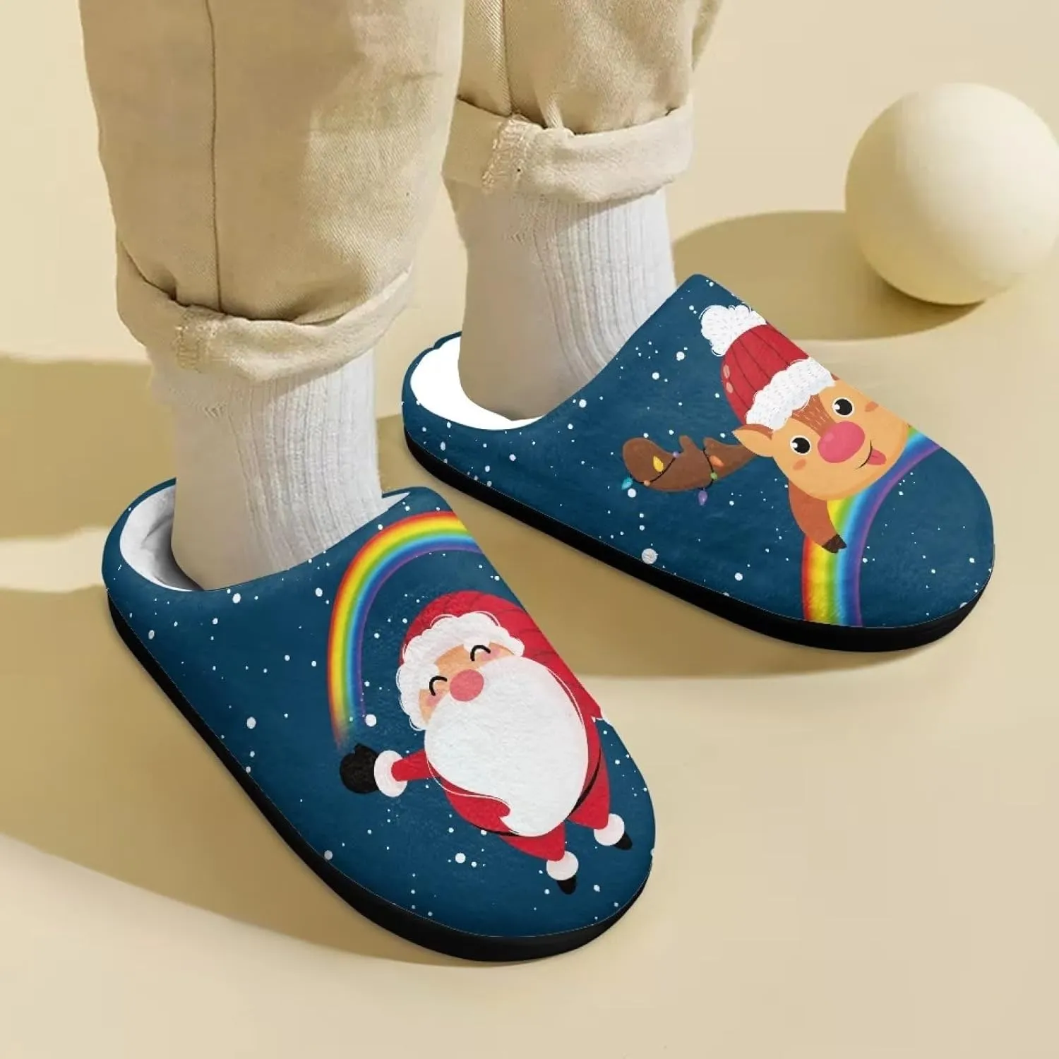 DISNIMO Kids Slippers Household Anti-Slip Indoor Outdoor Home Bedroom Slippers for Girls and Boys 9-14.5