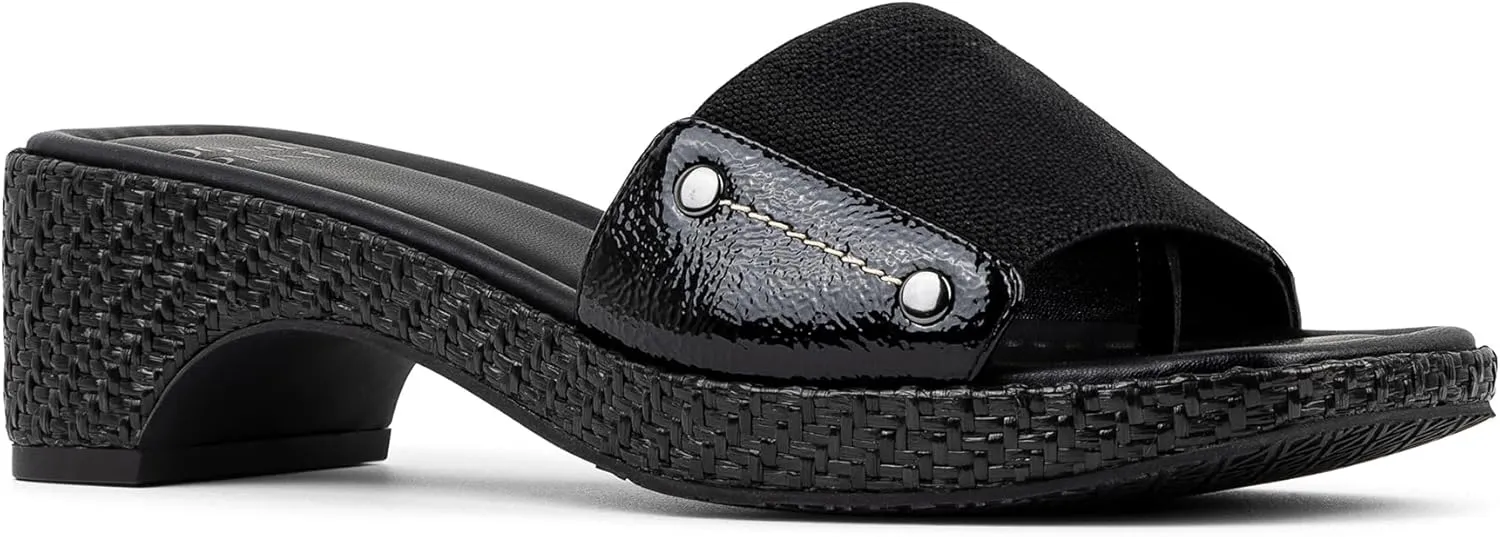 Donald J Pliner Women's Rodeo Jute Elastic Slide Sandal
