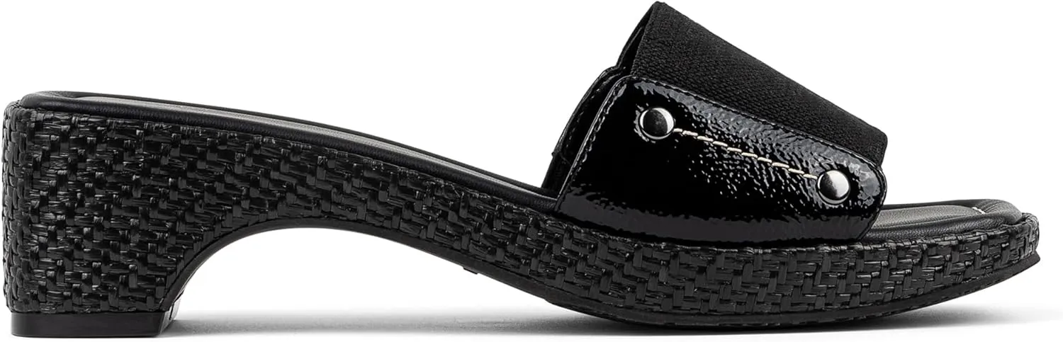 Donald J Pliner Women's Rodeo Jute Elastic Slide Sandal