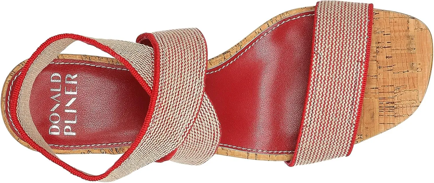 Donald Pliner Women's Parly Jute Elastic Heeled Sandal