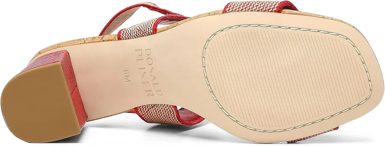 Donald Pliner Women's Parly Jute Elastic Heeled Sandal