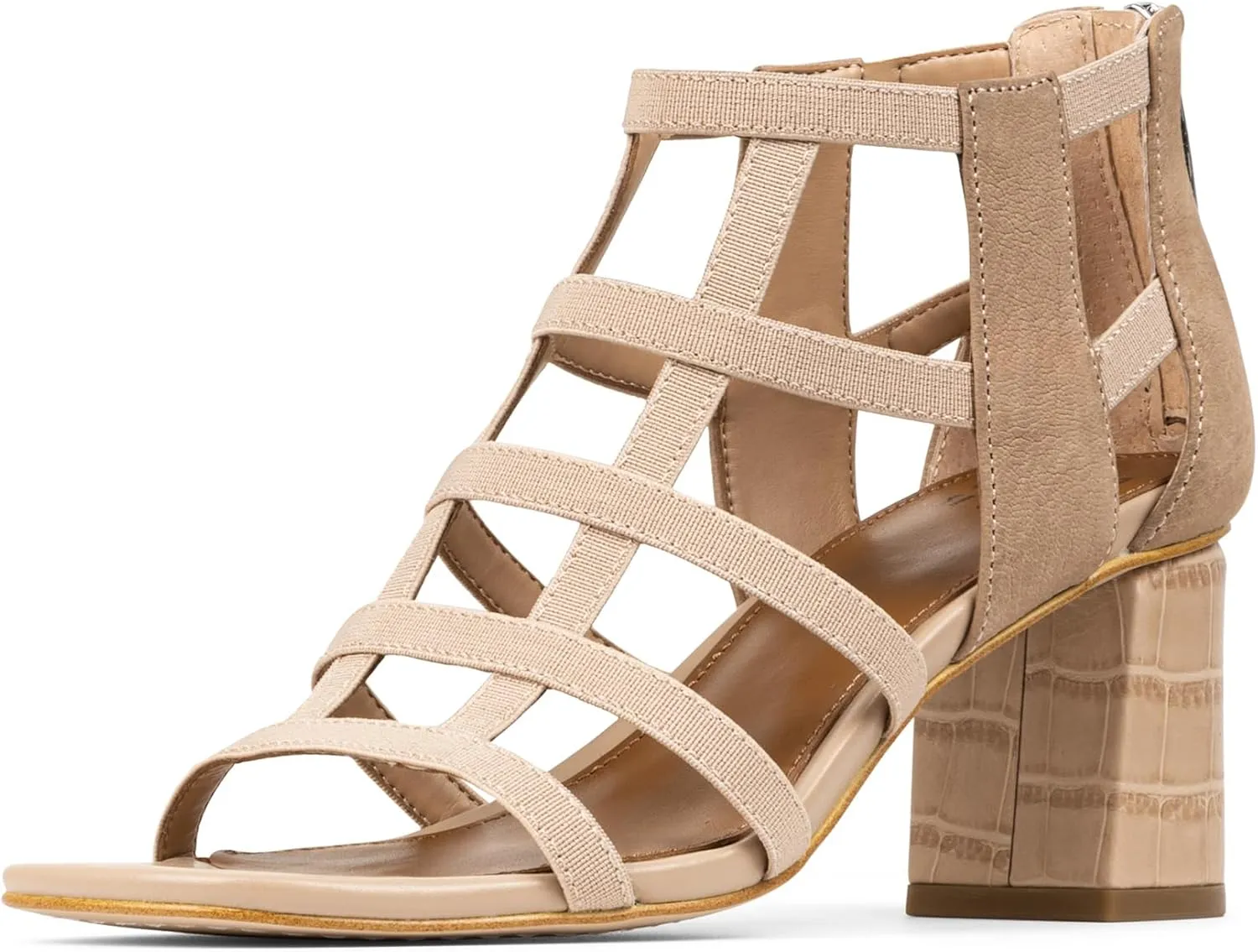 Donald Pliner Women's Poeme Basic Elastic Heeled Sandal