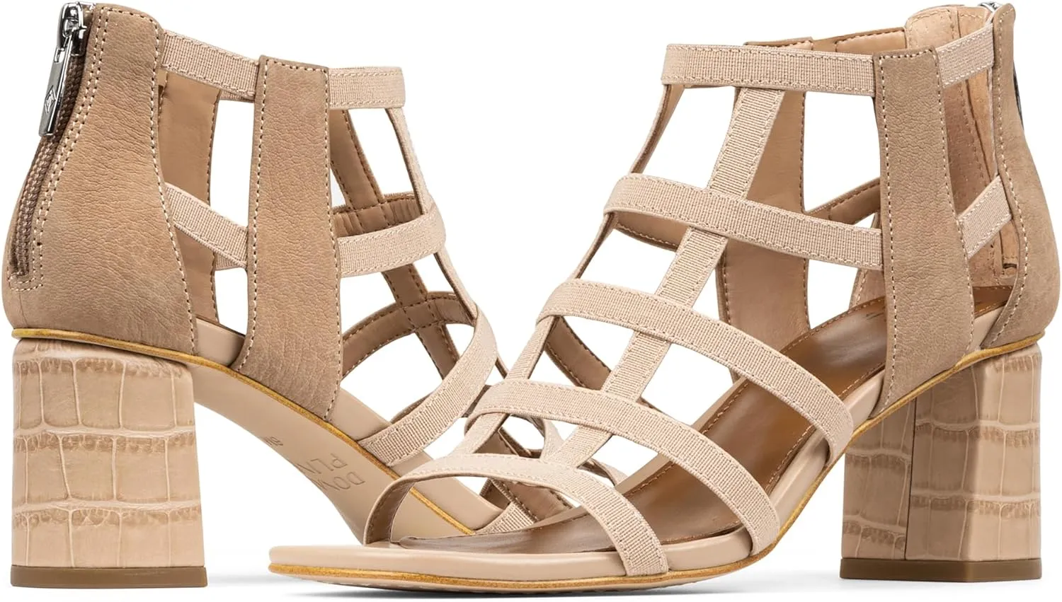 Donald Pliner Women's Poeme Basic Elastic Heeled Sandal