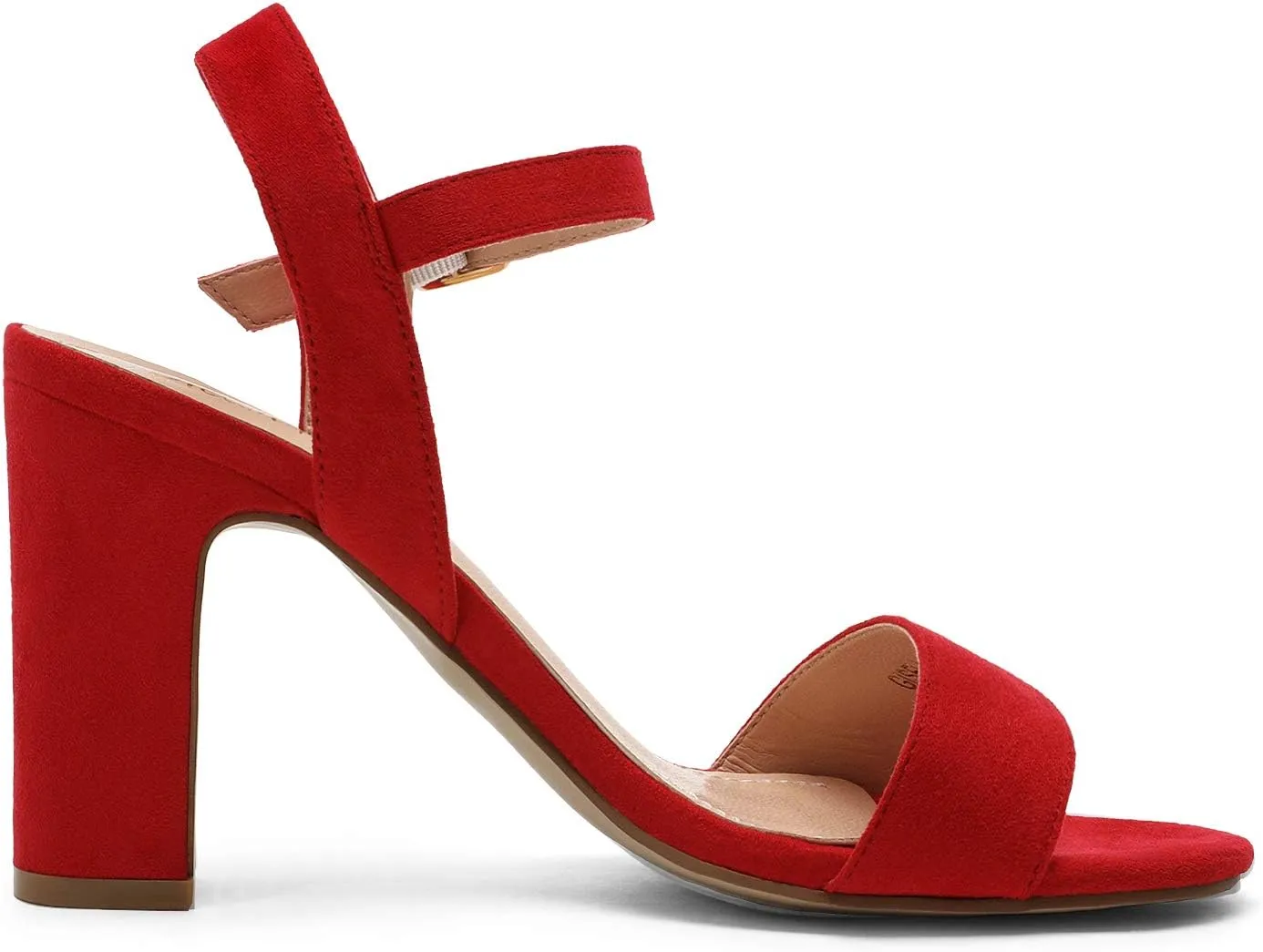 DREAM PAIRS Women's Chunky Heels Open Toe Ankle Strap High Block Comfy Dress Heel Sandals Pumps Shoes
