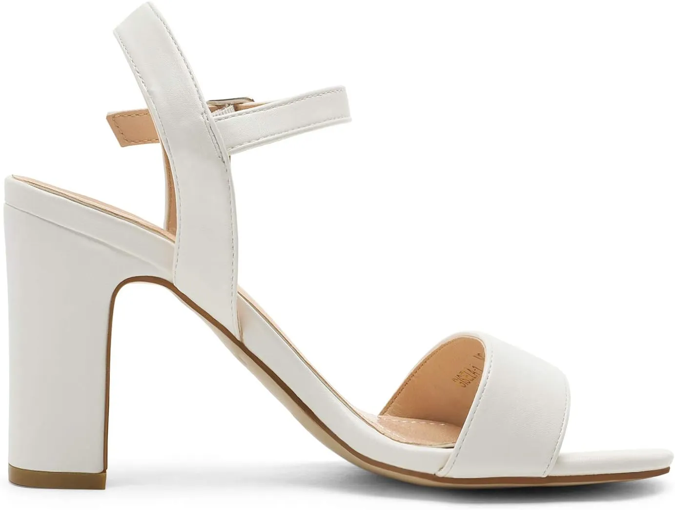 DREAM PAIRS Women's Chunky Heels Open Toe Ankle Strap High Block Comfy Dress Heel Sandals Pumps Shoes