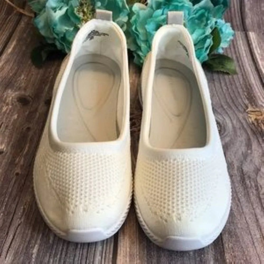 EASY SPIRIT Glitz White Casual Walking Slip-on 9W