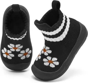 Engtoy Baby Shoes Sock Shoes Baby Walking Shoes Infant Non-Slip Breathable Slippers with Soft Rubber Sole Baby Boys Girls Slip On Sneakers