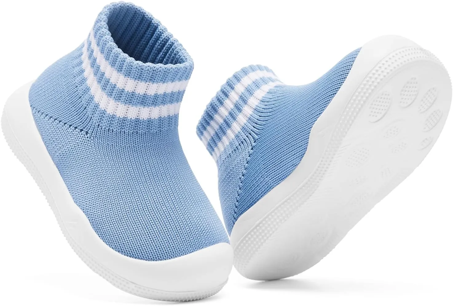 Engtoy Baby Sock Shoes Baby Walking Shoes Infant Non-Slip Breathable Slippers with Soft Rubber Sole Baby Boys Girls Slip On Sneakers