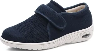 Extra Wide Diabetic Slippers Women Men Edema Swollen Shoes Plantar Fasciitis Shoes Comfy Adjustable Orthopedic Slippers For Elderly Swollen Feet Relief House Slippers (Color : 4, Size : 39)