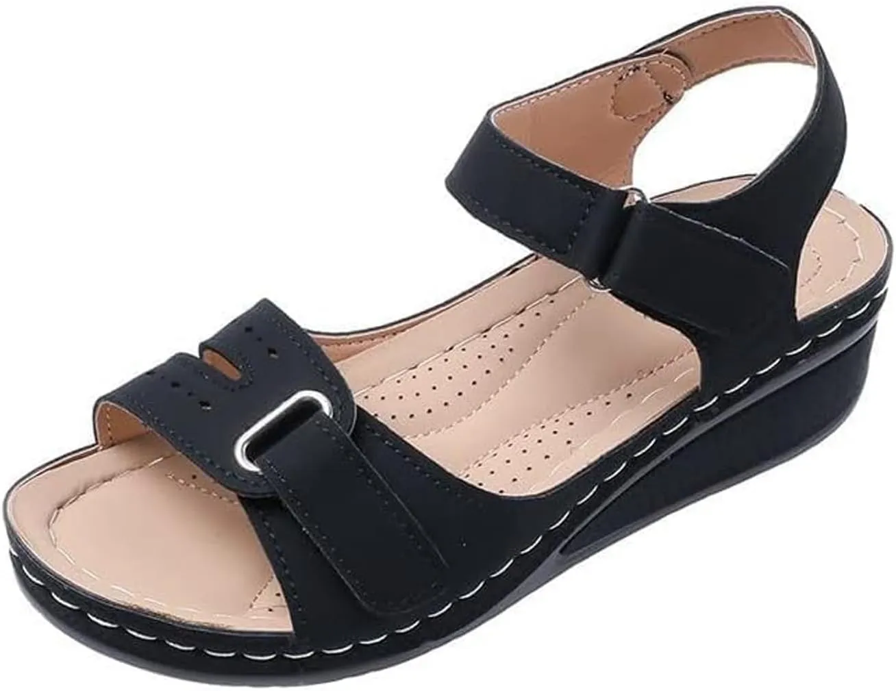 Fairsoma Orthopedic Sandals,Women's Comfy Orthotic Sandals,Women's Orthopedic Open Toe Sandals