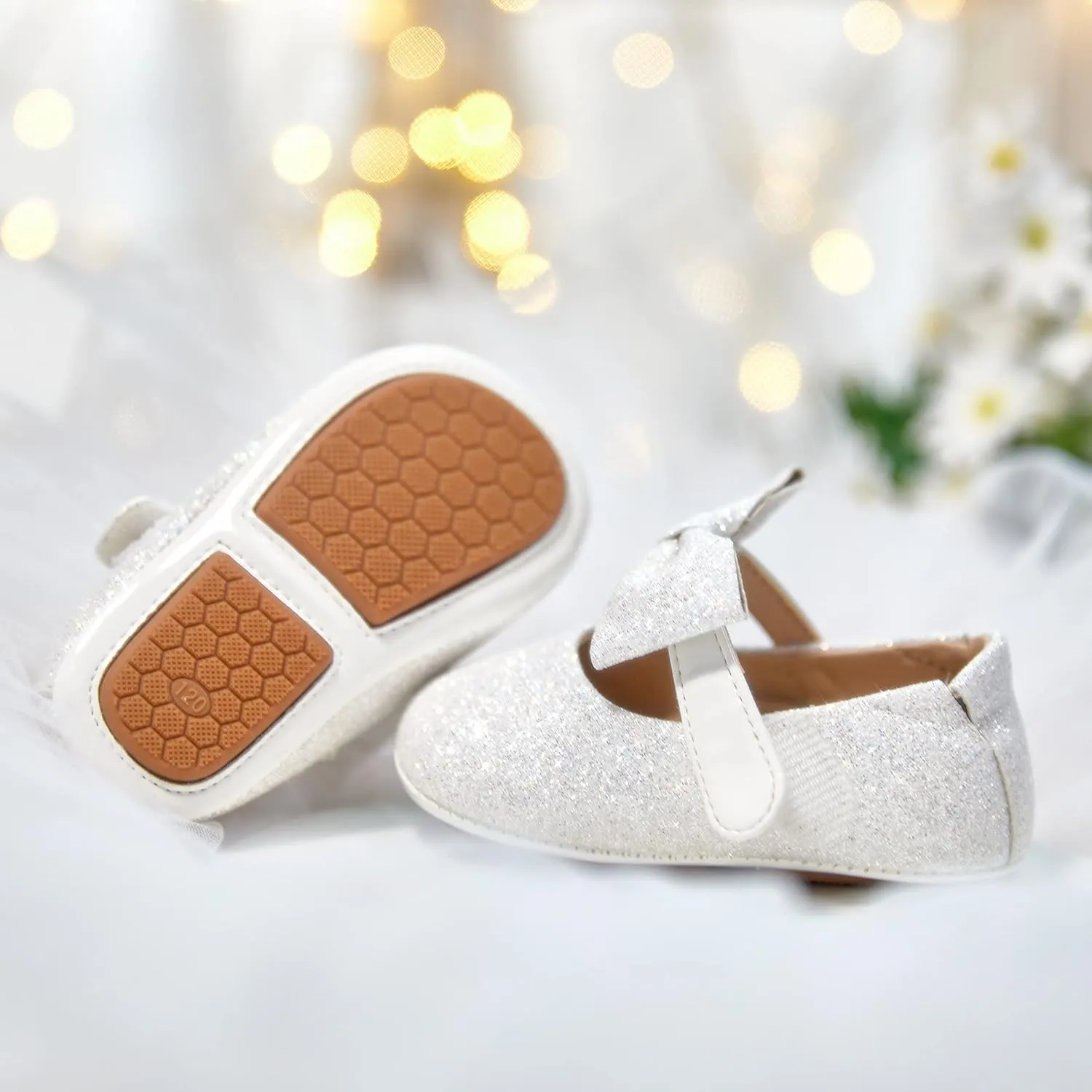 Felix & Flora Soft Sole Baby Shoes - Infant Baby Walking Shoes Moccasinss Rubber Sole Crib Shoes