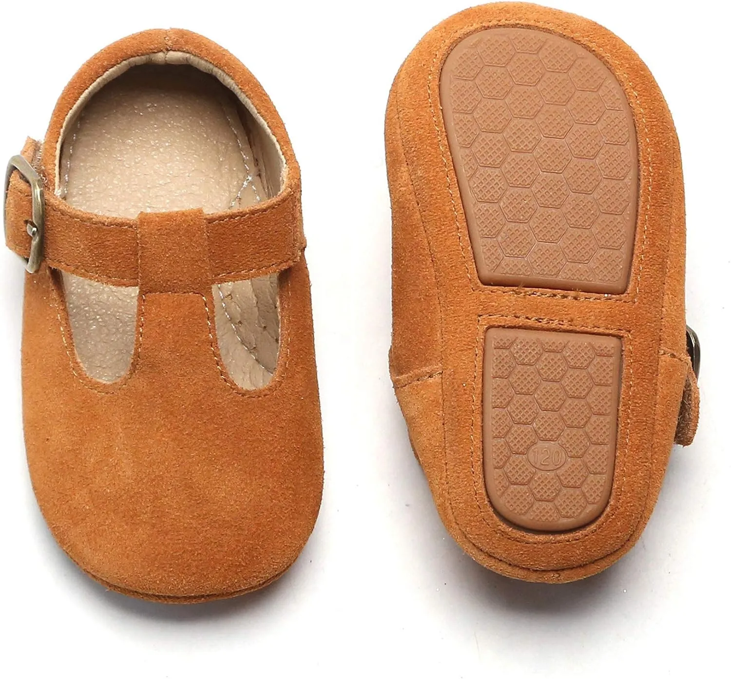 Felix & Flora Soft Sole Baby Shoes - Infant Baby Walking Shoes Moccasinss Rubber Sole Crib Shoes