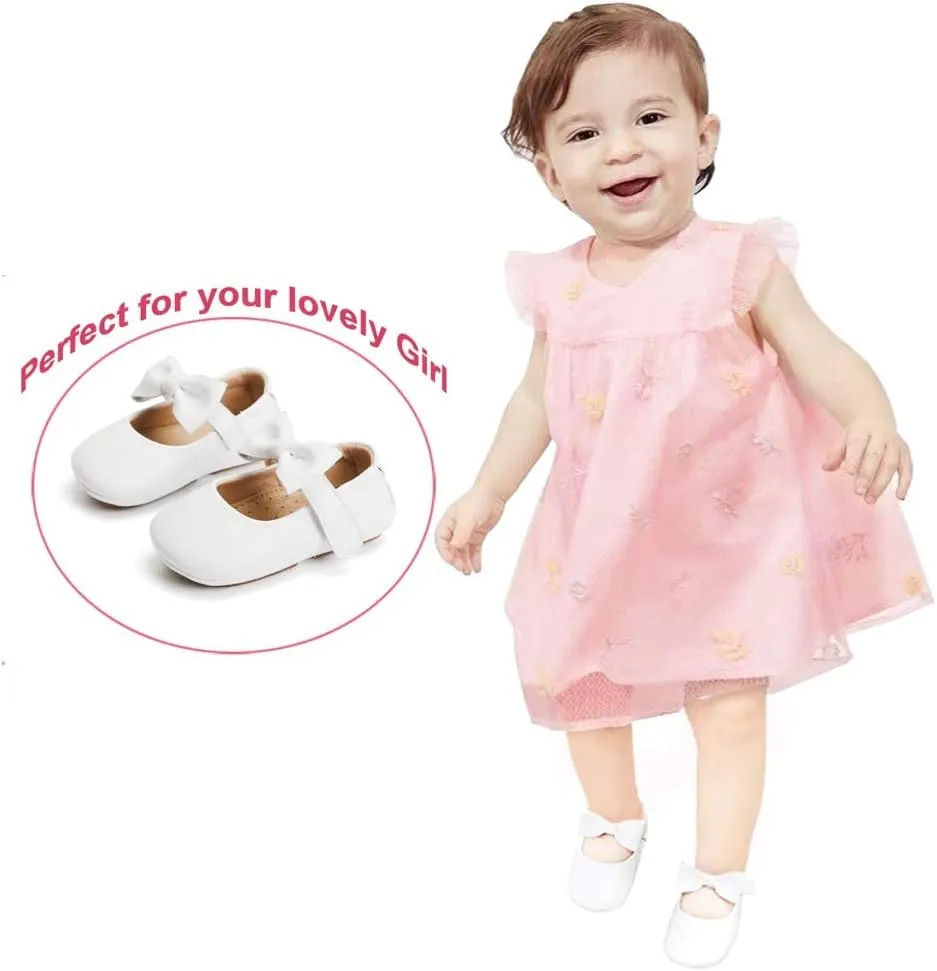 Felix & Flora Soft Sole Baby Shoes - Infant Baby Walking Shoes Moccasinss Rubber Sole Crib Shoes
