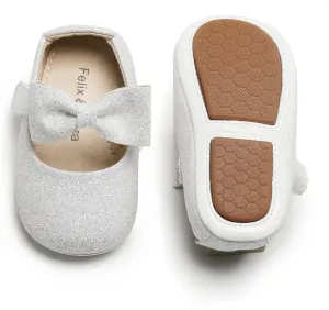 Felix & Flora Soft Sole Baby Shoes - Infant Baby Walking Shoes Moccasinss Rubber Sole Crib Shoes