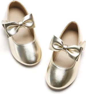 Felix & Flora Toddler Flower Girl Dress Shoes - Girl Ballet Flats Party School Shoes Wedding