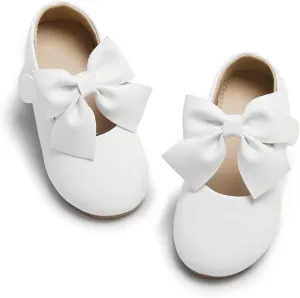 Felix & Flora Toddler Flower Girl Dress Shoes - Girl Ballet Flats Party School Shoes Wedding