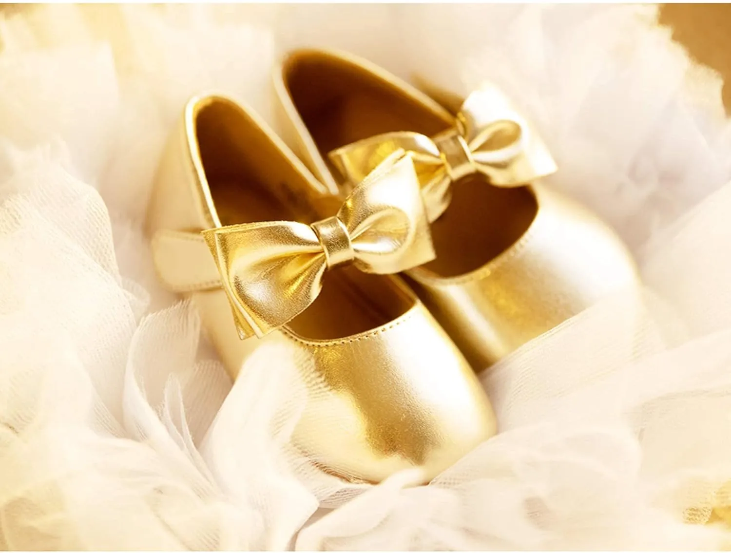 Felix & Flora Toddler Flower Girl Dress Shoes - Girl Ballet Flats Party School Shoes Wedding