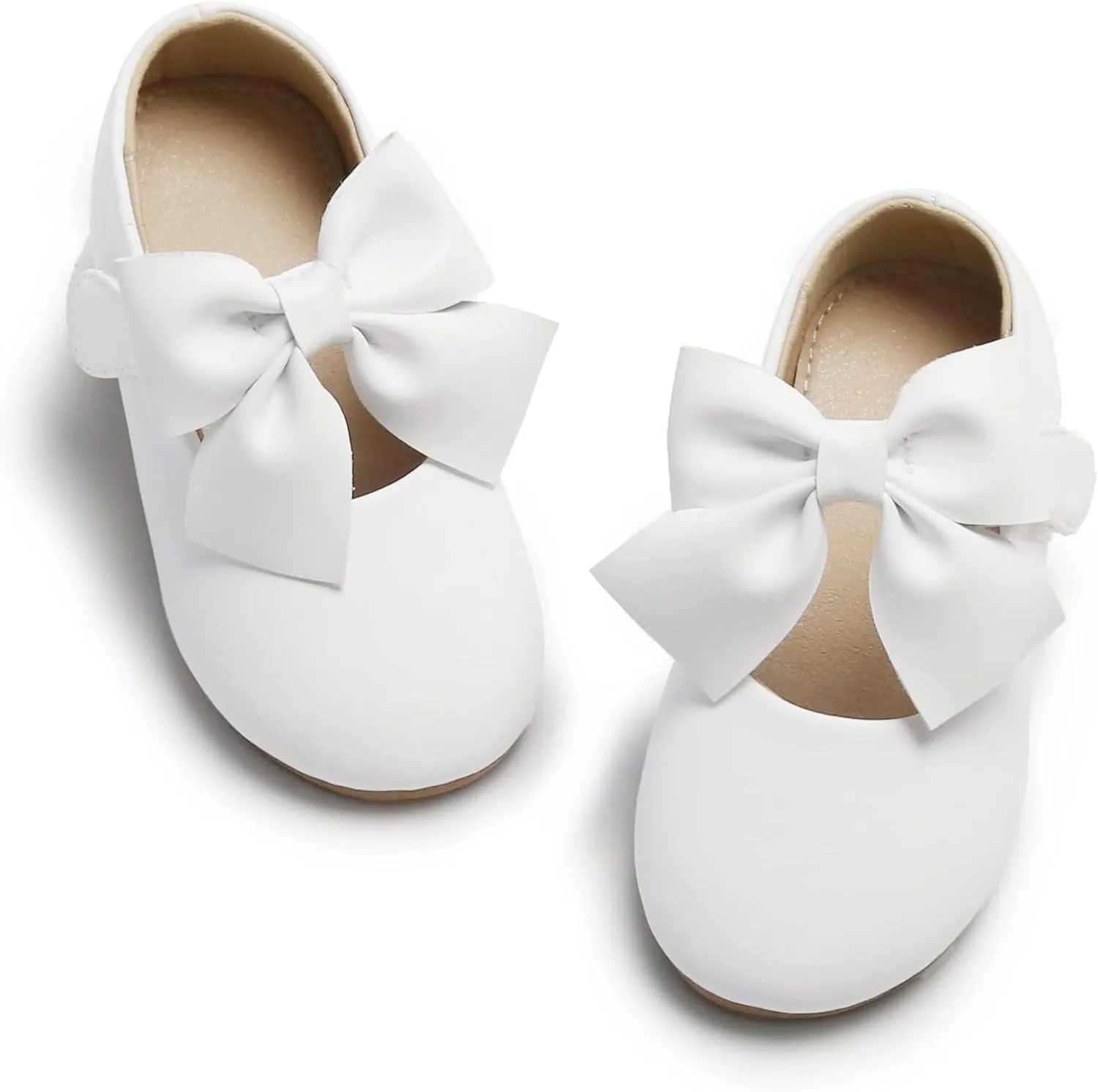 Felix & Flora Toddler Flower Girl Dress Shoes - Girl Ballet Flats Party School Shoes Wedding