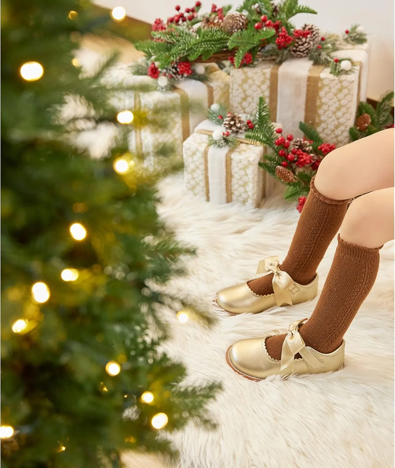 Felix & Flora Toddler Little Girl Mary Jane Dress Shoes - Ballet Flats for Girl Party School Shoes