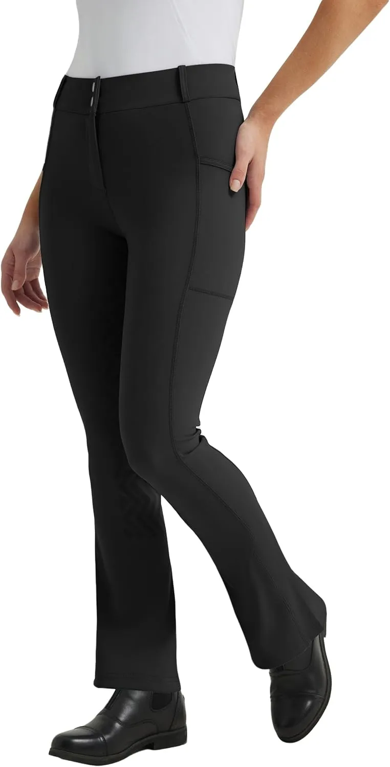 FitsT4 Sports Women's Bootcut Riding Breeches Full Seat Equestrian Pants Summer Riding Tights for Women