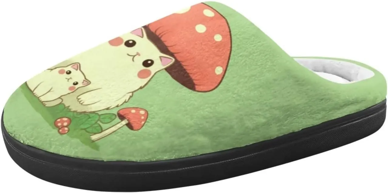 Flashideas Toddler Slippers Kids Fur Lined Warm Slip On Home Slippers Soft Plush Slippers