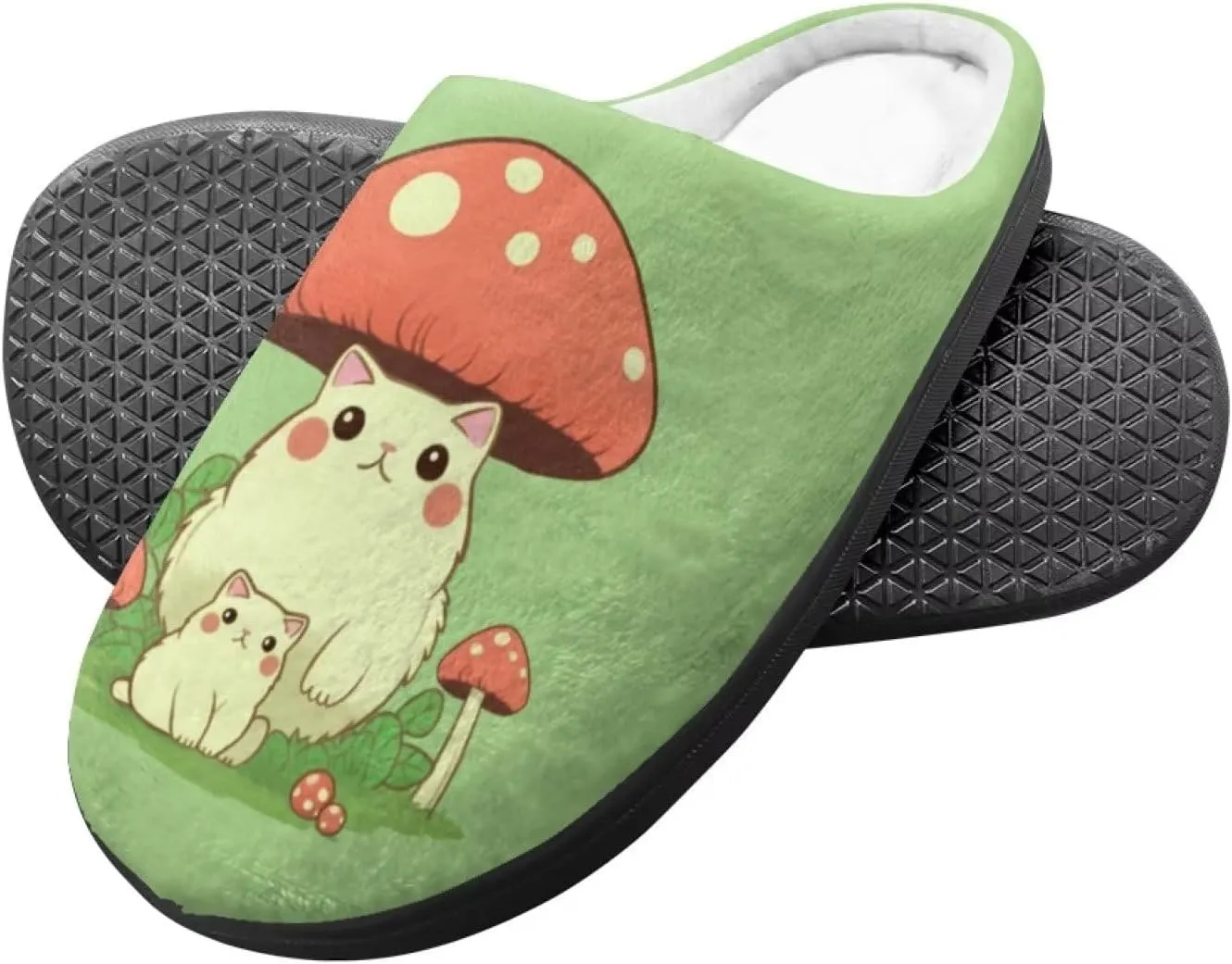 Flashideas Toddler Slippers Kids Fur Lined Warm Slip On Home Slippers Soft Plush Slippers