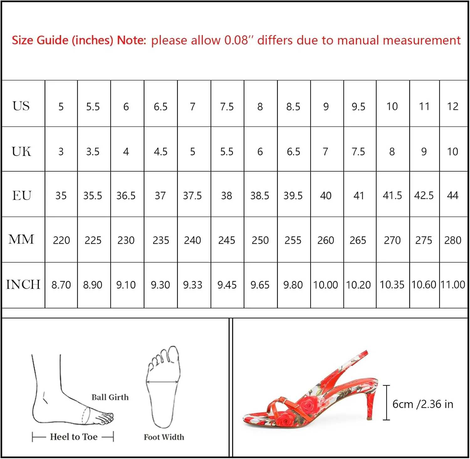Floral Strappy Heels Kitten Heels for Women Party Wedding Casual Dress Shoes