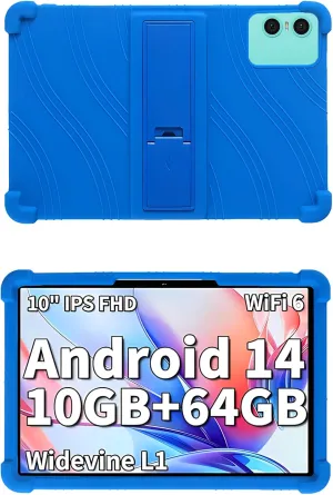 for TECLAST P30 10 inch tablet Case,Soft Silicone Shockproof Kids Friendly for TECLAST P30 Android 14 2024 Tablet (BLUE)
