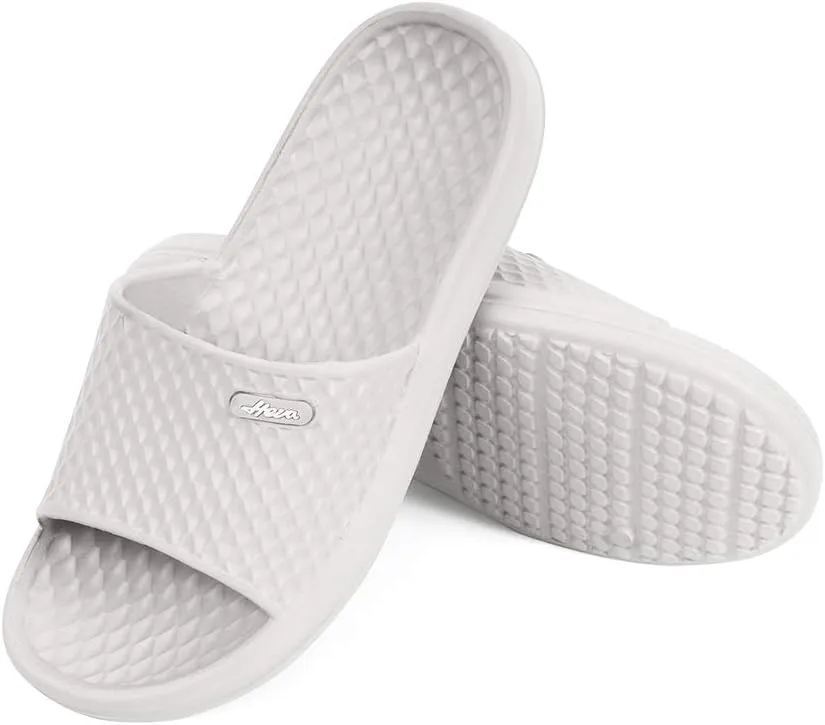 FUNKYMONKEY Womens Bathroom Shower Slippers Indoor Home Beach Non Slip Sandal