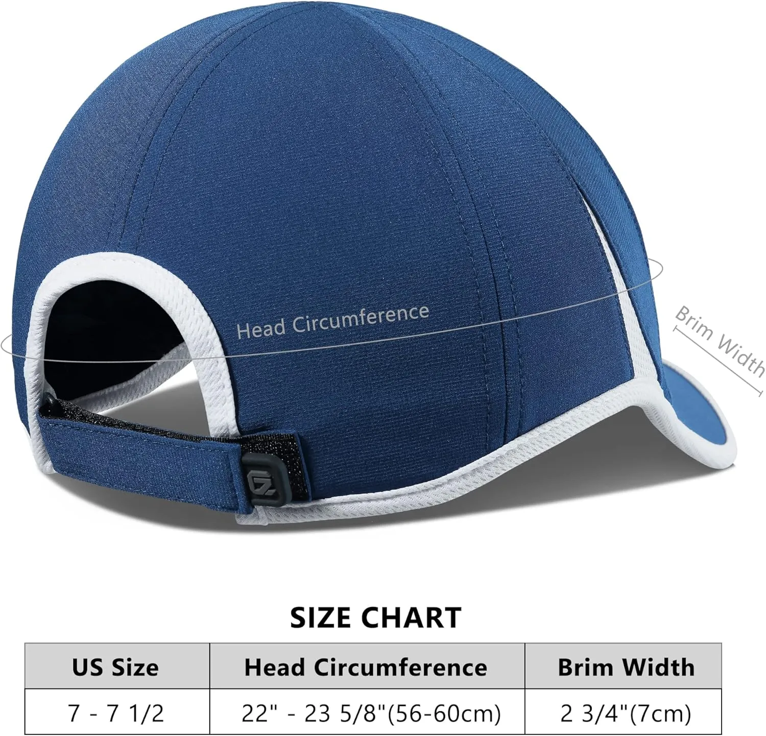 GADIEMKENSD Performance Running Hat, Stretchy Fabric with Vented Mesh for Outdoor Workouts