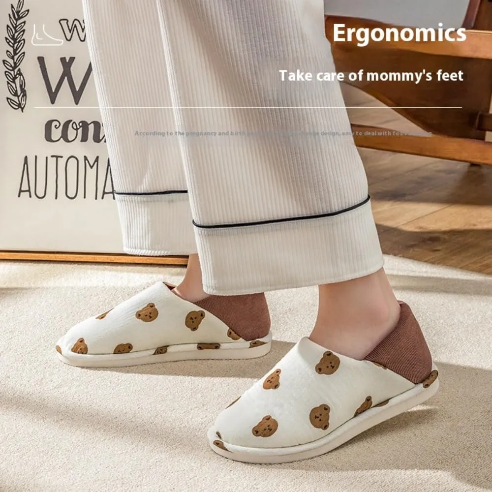 Geerta Non Slip Hospital Slippers for Women Labor and Delivery Ultra-Soft Comfortable Pregnancy Shoes Warm Memory Foam Postpartum Slippers Maternity Foldable House Shoes Home Office Bathroom
