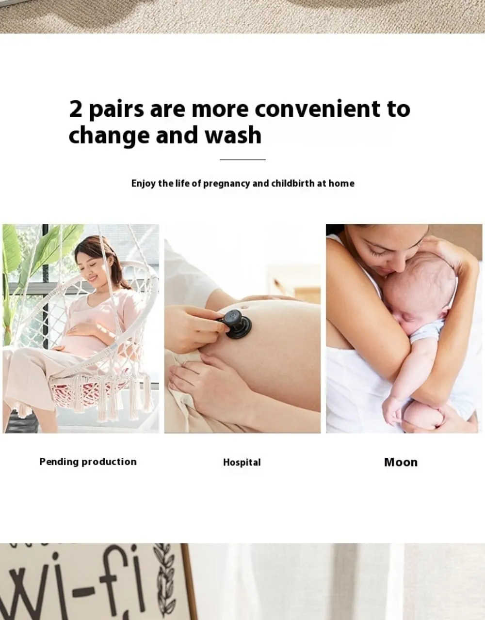 Geerta Non Slip Hospital Slippers for Women Labor and Delivery Ultra-Soft Comfortable Pregnancy Shoes Warm Memory Foam Postpartum Slippers Maternity Foldable House Shoes Home Office Bathroom