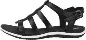 Geox Women's D Sandal Vega A Dress, Black, 38 EU/8 M US