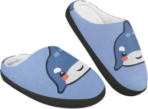 Girl's Cozy Plush House Slippers Soft Fluffy Home Shoes Comfortable Warm Slippers Cute Animals Print Slippers Non Slip Bedroom Slides for Indoor Outdoor US 9-15