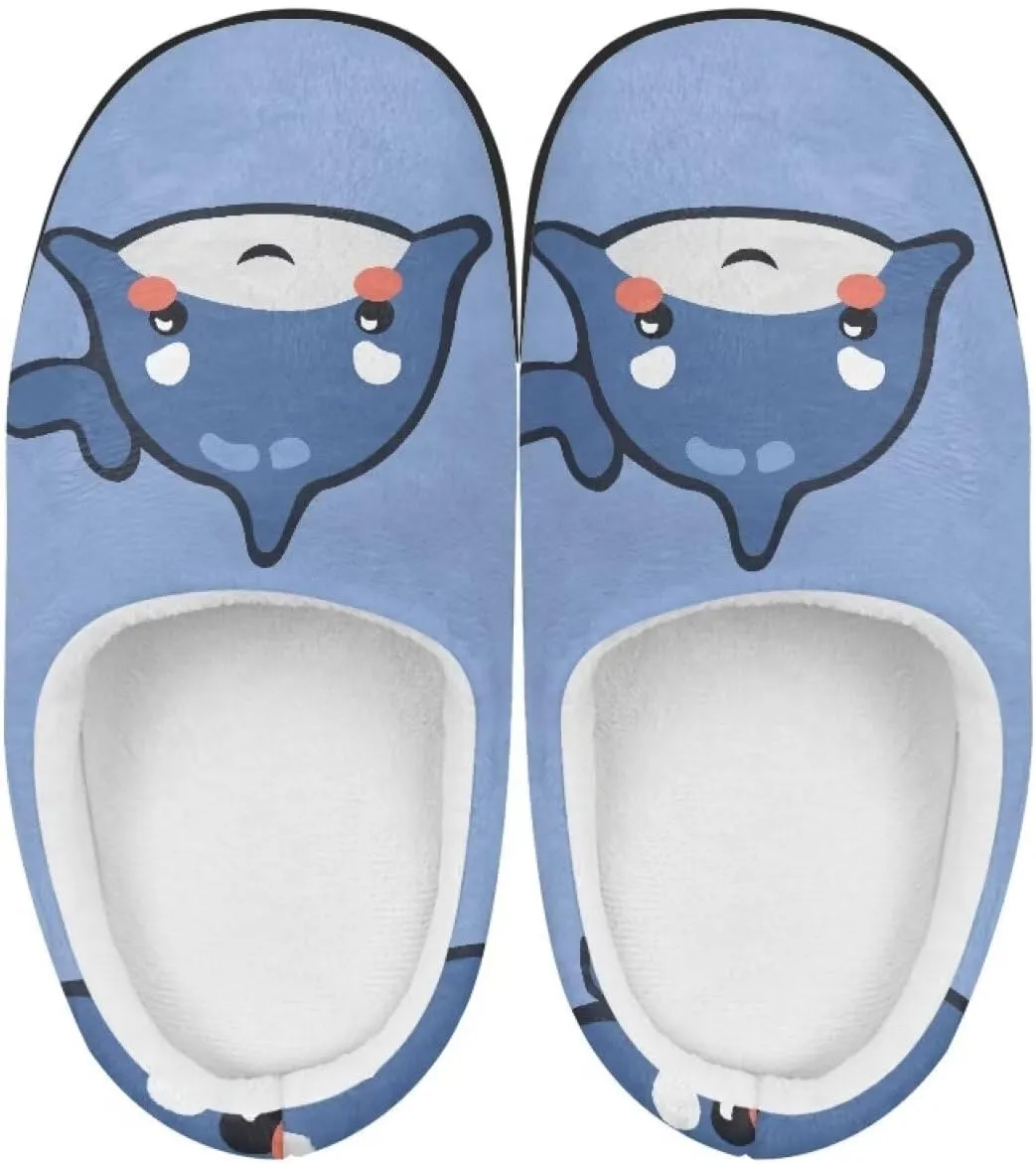Girl's Cozy Plush House Slippers Soft Fluffy Home Shoes Comfortable Warm Slippers Cute Animals Print Slippers Non Slip Bedroom Slides for Indoor Outdoor US 9-15