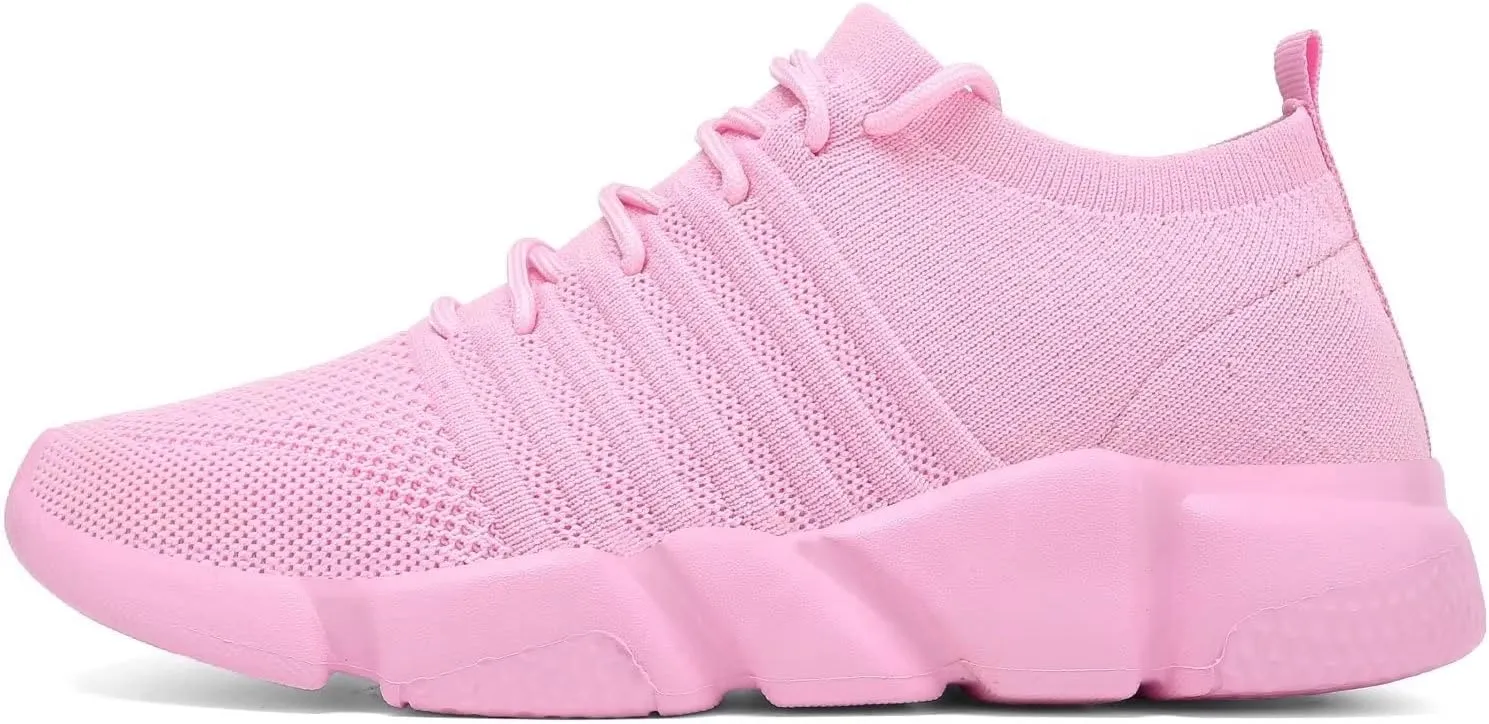 GSLMOLN Mens Womens Fashion Sneakers Unisex Slip on Ultra-Sock Knit Soft Sole Breathable Lightweight Casual Walking Shoes