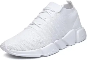 GSLMOLN Mens Womens Fashion Sneakers Unisex Slip on Ultra-Sock Knit Soft Sole Breathable Lightweight Casual Walking Shoes