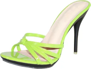 Hanfike High Heel Slide Sandals for Women Stiletto Dressy Sexy Mules
