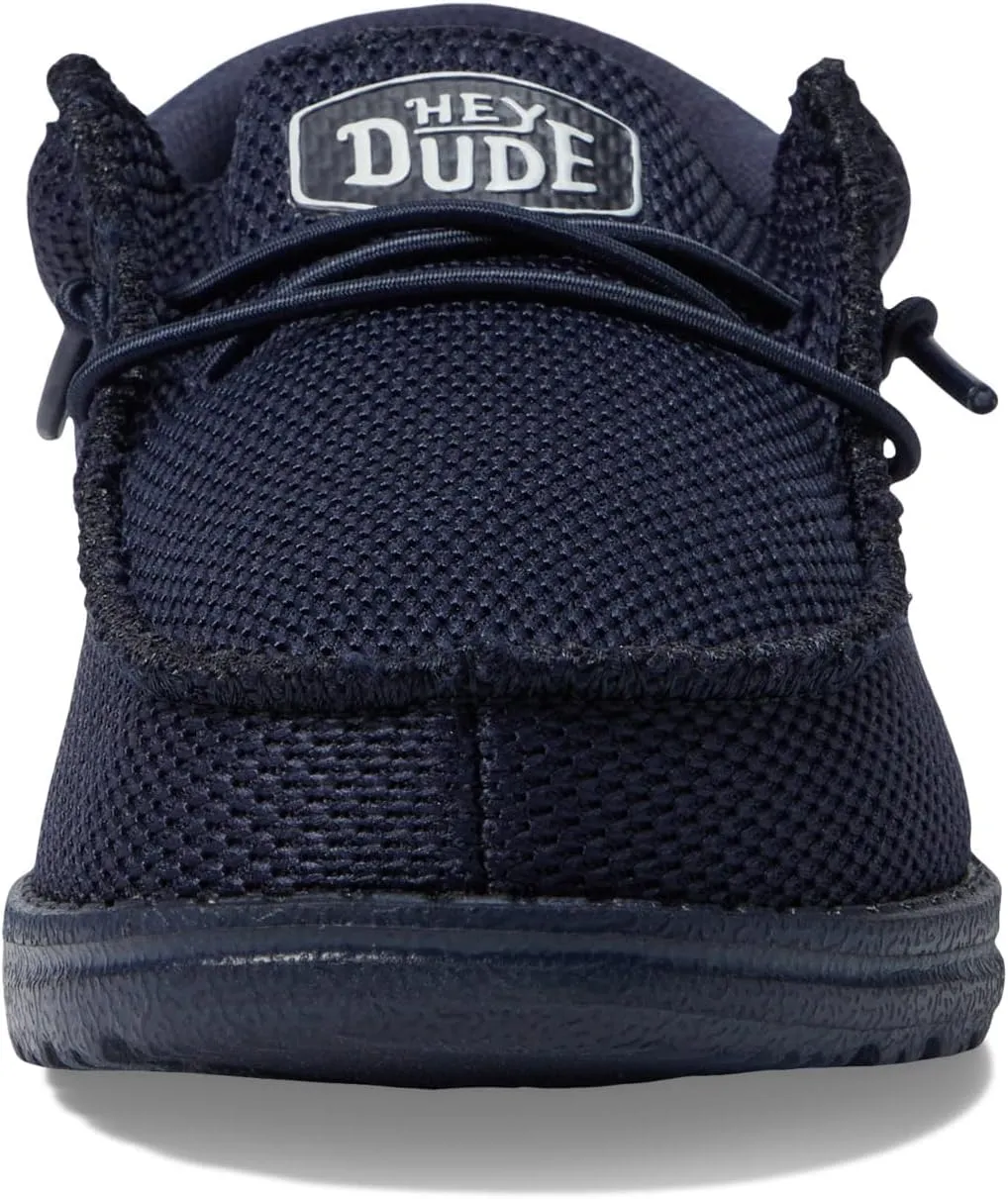 Hey Dude Girl's Wendy Youth Linen Grey Multiple | Girl’s Shoes | Girl’s Lace Up Loafers | Comfortable & Light-Weight