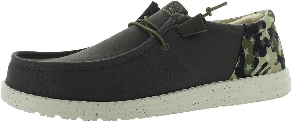 Hey Dude Men's Wally Funk Americana | Men's Shoes | Men Slip-on Loafers | Comfortable & Light-Weight